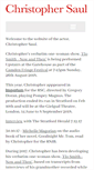 Mobile Screenshot of christophersaul.co.uk