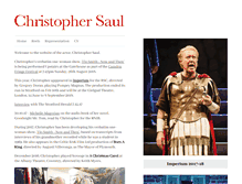 Tablet Screenshot of christophersaul.co.uk